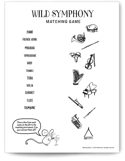 Wild Symphony Matching Game